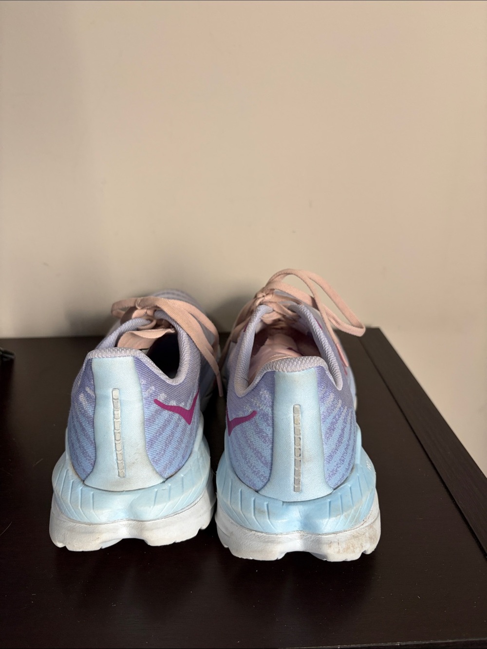 Hoka Mach 5 running shoes Baby Lavender Summer Womens PROFLY+ midsole Sz 10 - Picture 4 of 12